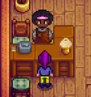 Clarice, the new blacksmith! (If you choose to mod her into the game.)